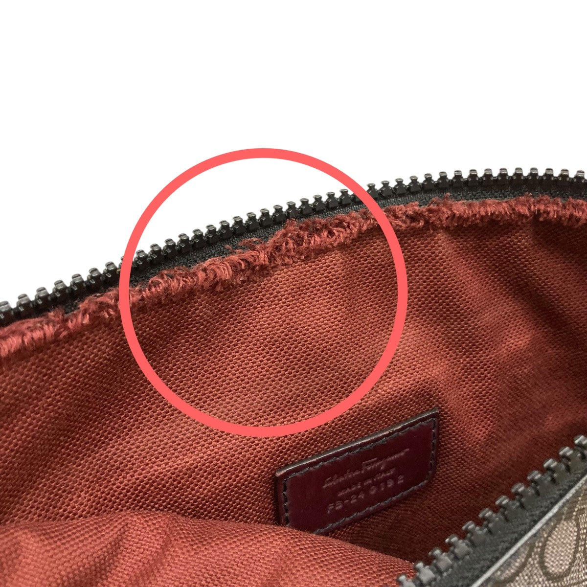 Salvatore Ferragamo ショルダーバッグFB-24 0192 古着・中古-6枚目のアイテム画像