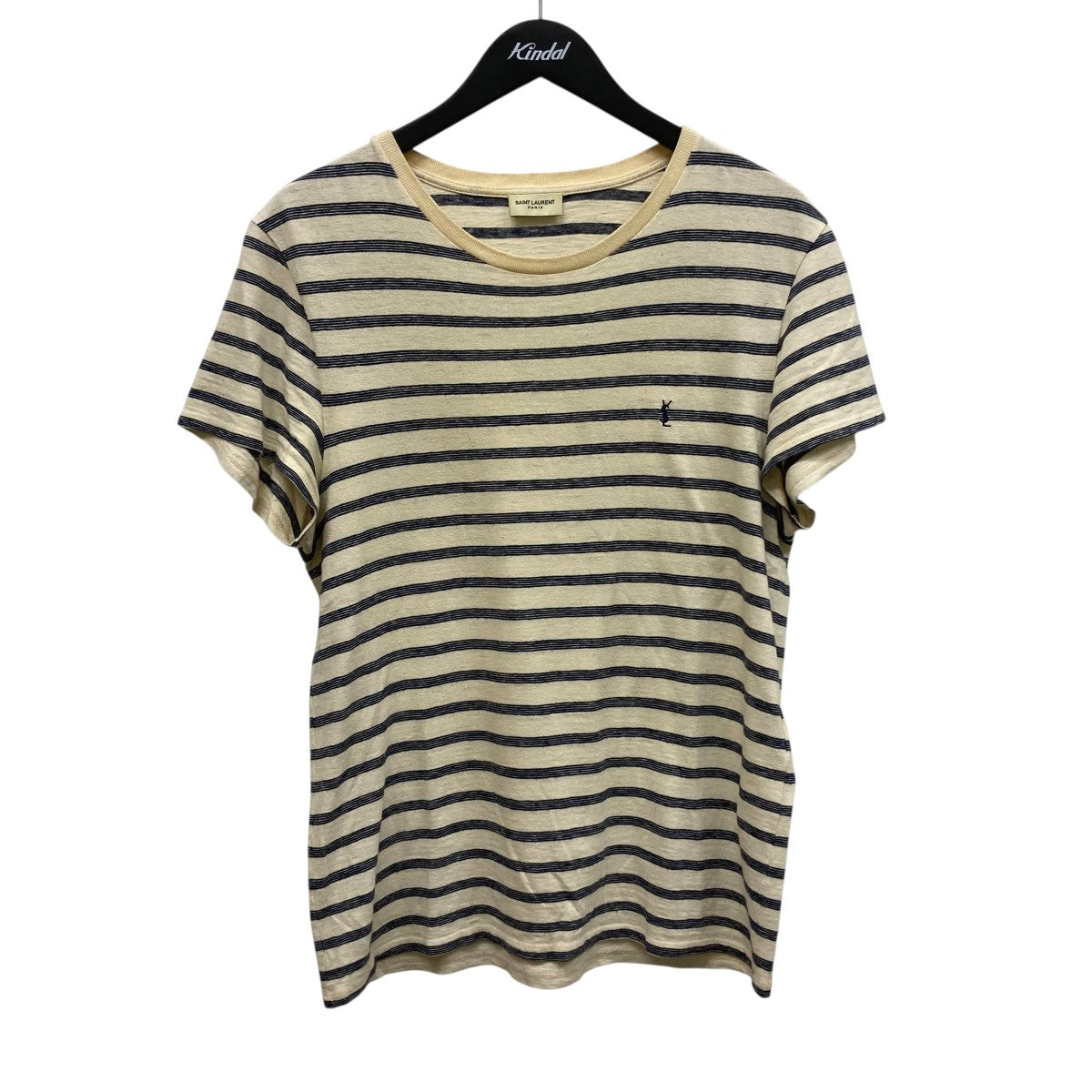 Saint Laurent Paris ボーダーTシャツ683806 古着・中古-1枚目のアイテム画像