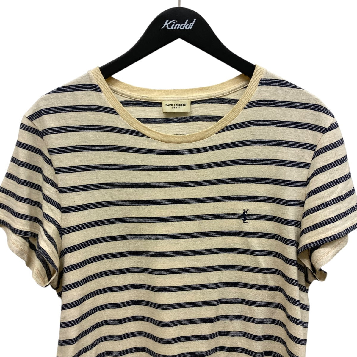 Saint Laurent Paris ボーダーTシャツ683806 古着・中古-3枚目のアイテム画像