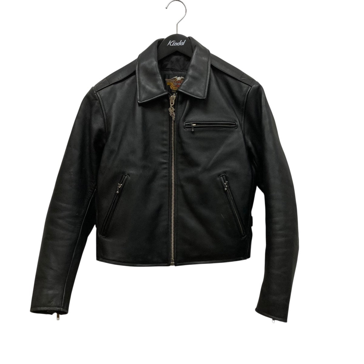 Harley-Davidson ブラックレザージャケット 38 HARLEY DAVIDSON(ハーレーダヴィッドソン) / ダブルライダース