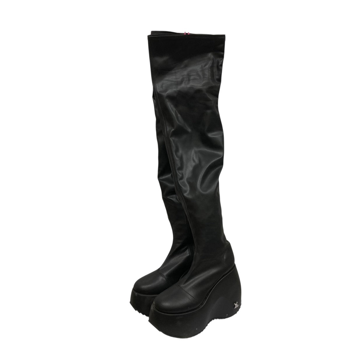 YELLO(イエロ) 厚底ロングブーツ ブラック サイズ 2XL｜【公式