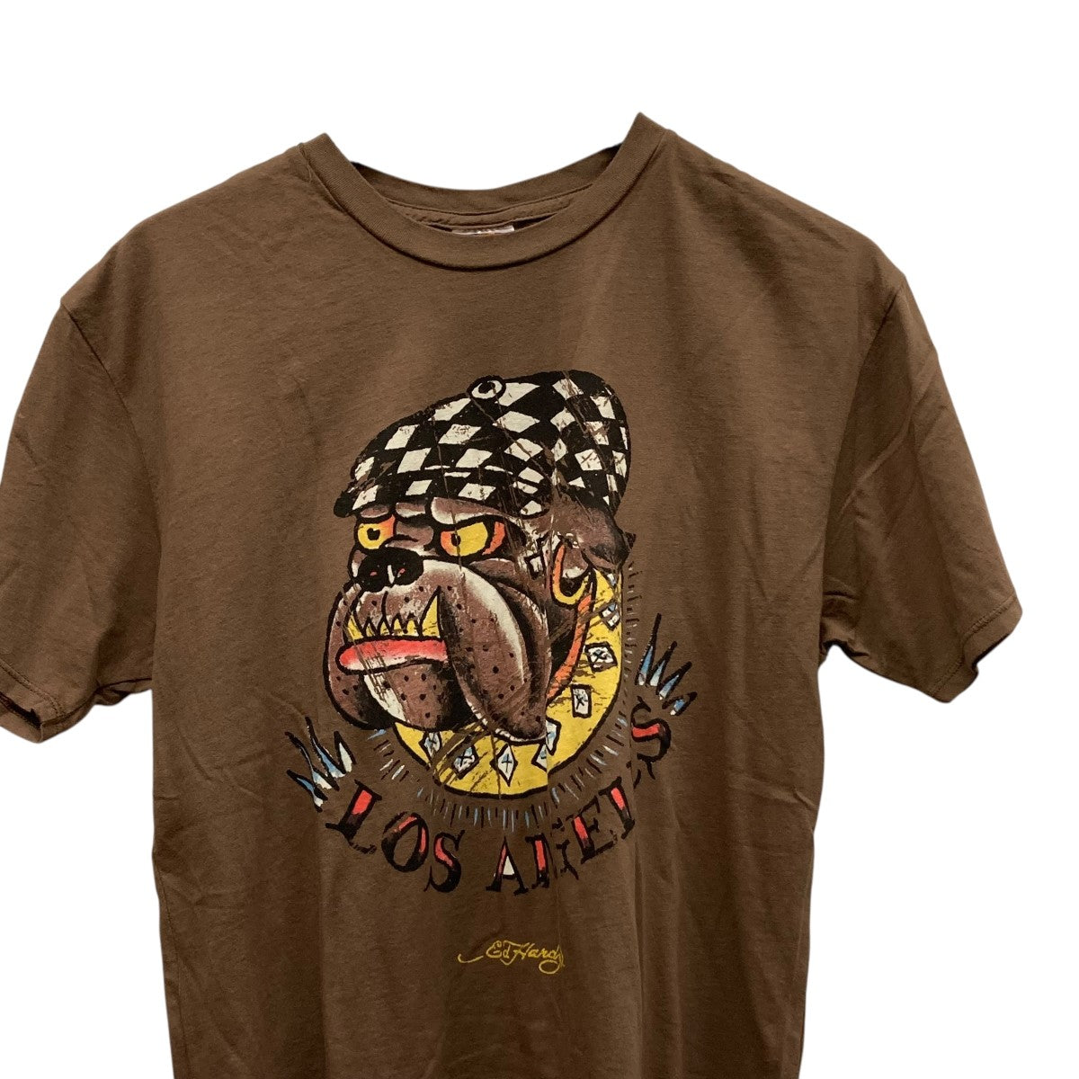 ブルドッグプリントTシャツ
