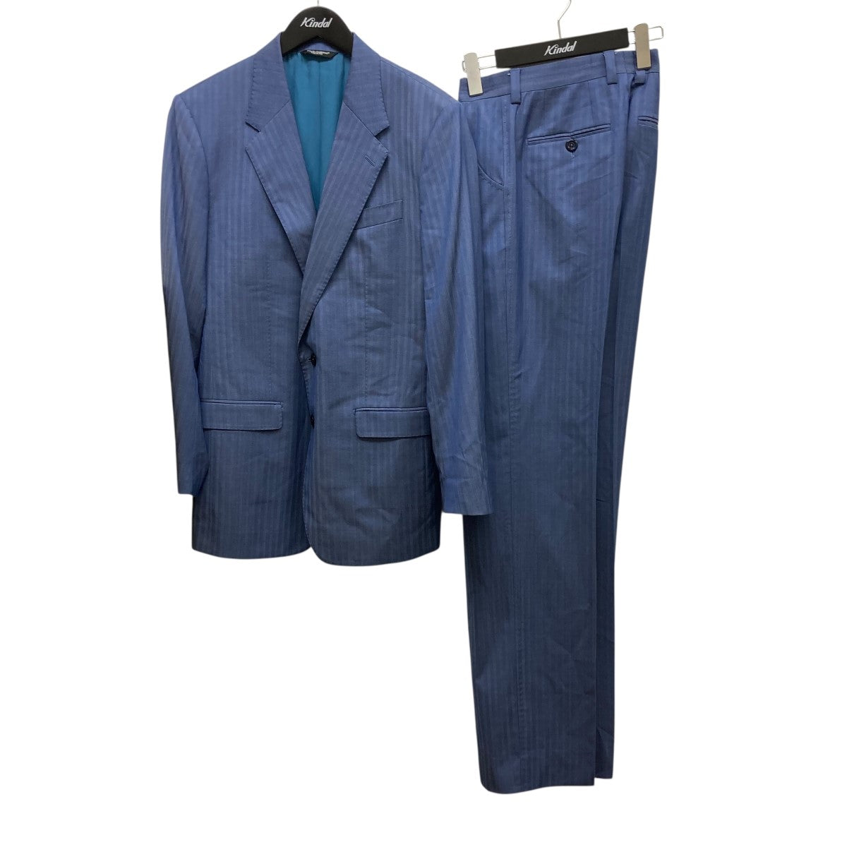 ドルチェ＆ガッバーナ スーツセットアップ 48 ストライプ DOLCE&GABBANAストライプスーツ ドルガバスーツ セットアップ 48