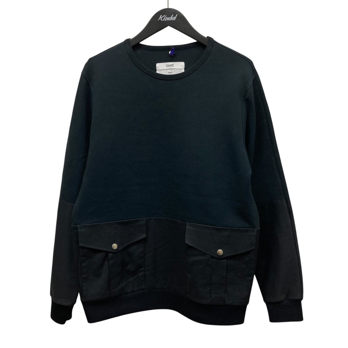 M*様 美品　OAMC オーエーエムシー　バックジップスウェット OAMC SYSTEM FULL ZIP SHIRT WOVEN OAMS603068 OS441000 サイズS