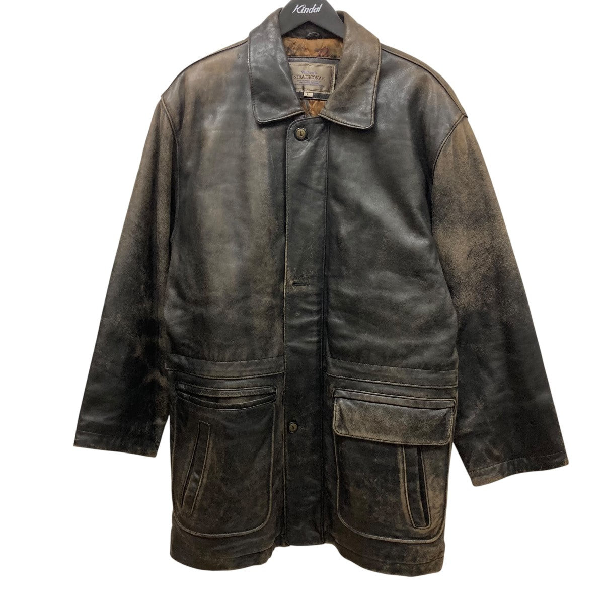STRATHCONAR(ストラスコナ) レザージャケット ブラック サイズ L