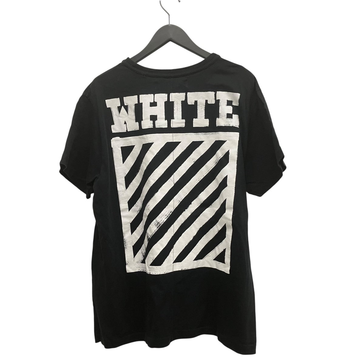 OFFWHITE(オフホワイト) バックプリントTシャツ ブラック サイズ M