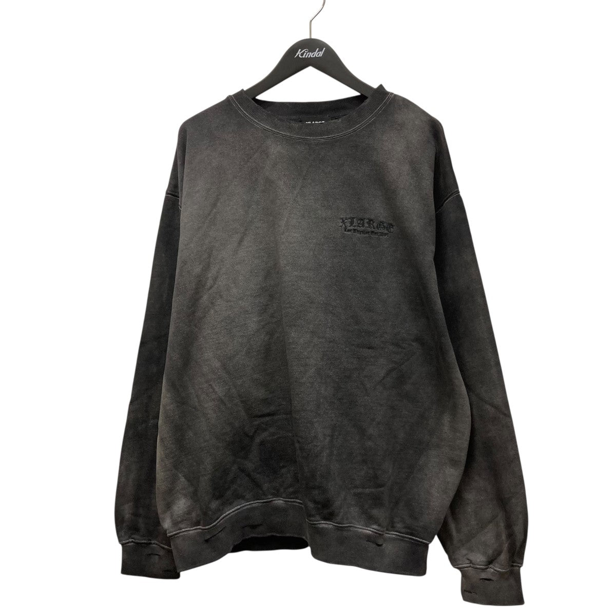 X-LARGE(エクストララージ) ダメージ加工刺しゅうロゴスウェット