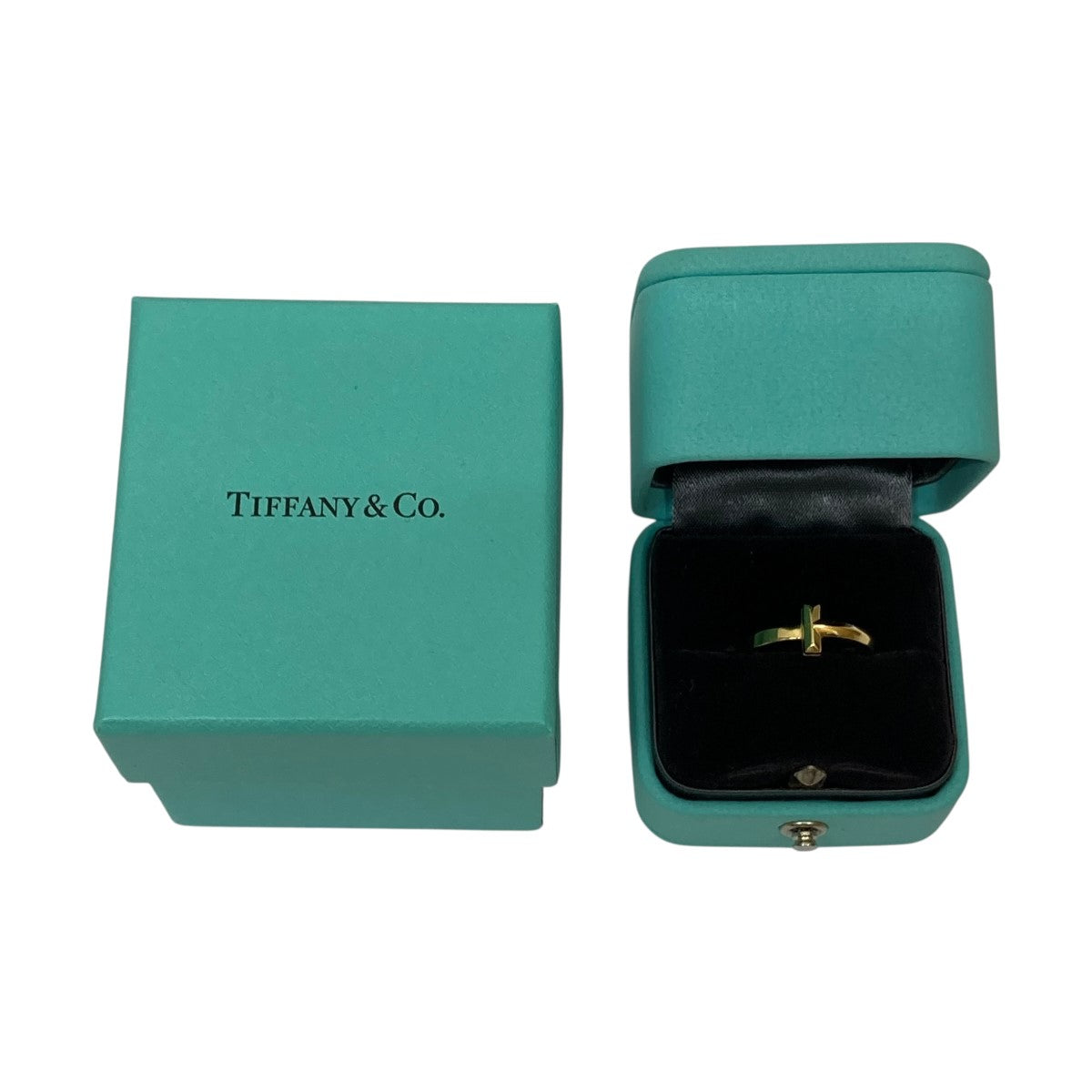 Tiffany ＆ Co．(ティファニー) Tワンリング ゴールド サイズ 5