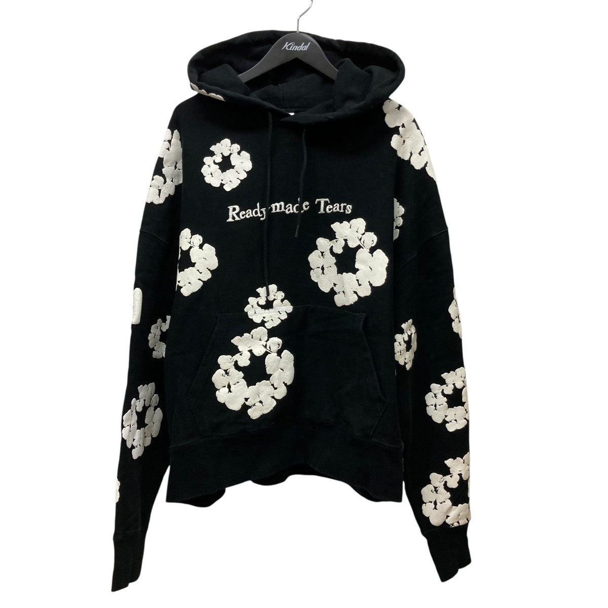 グラフィックプリント 黒フーディ eydenパーカー　RAPMADE　美品 グラフィックプリント 黒フーディ eydenパーカー RAPMADE 美品