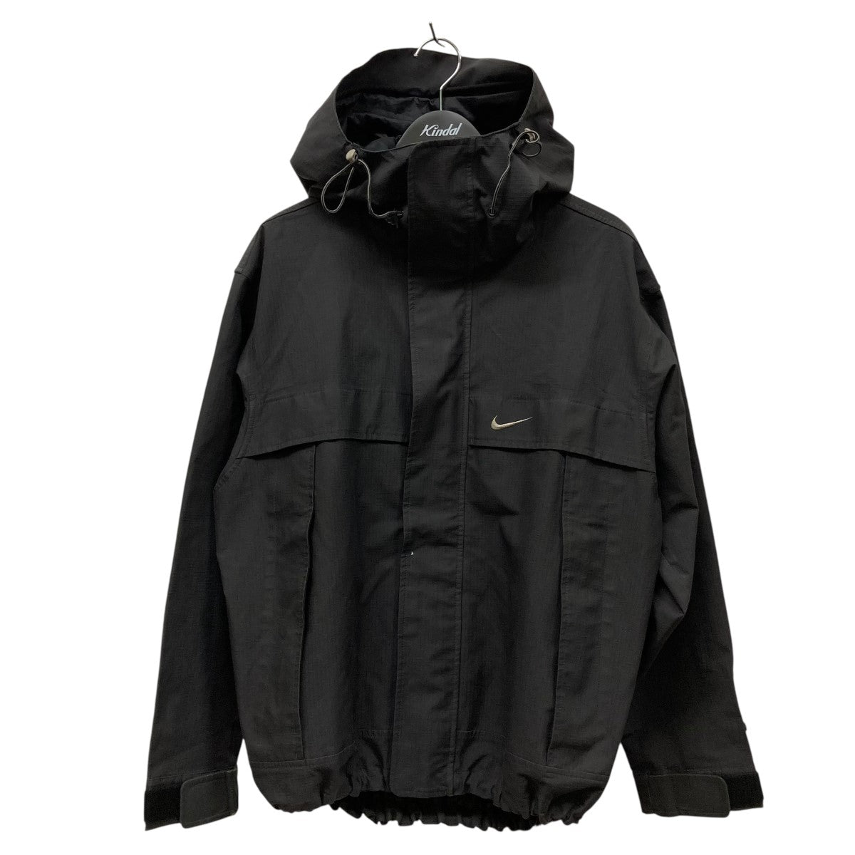 NIKE ACG ナイキエーシージー　ナイロンジャケット 黒とグレー 02年製 NIKE ACG Nylon × Fleece Reversible Jacket 黒灰 M 00s