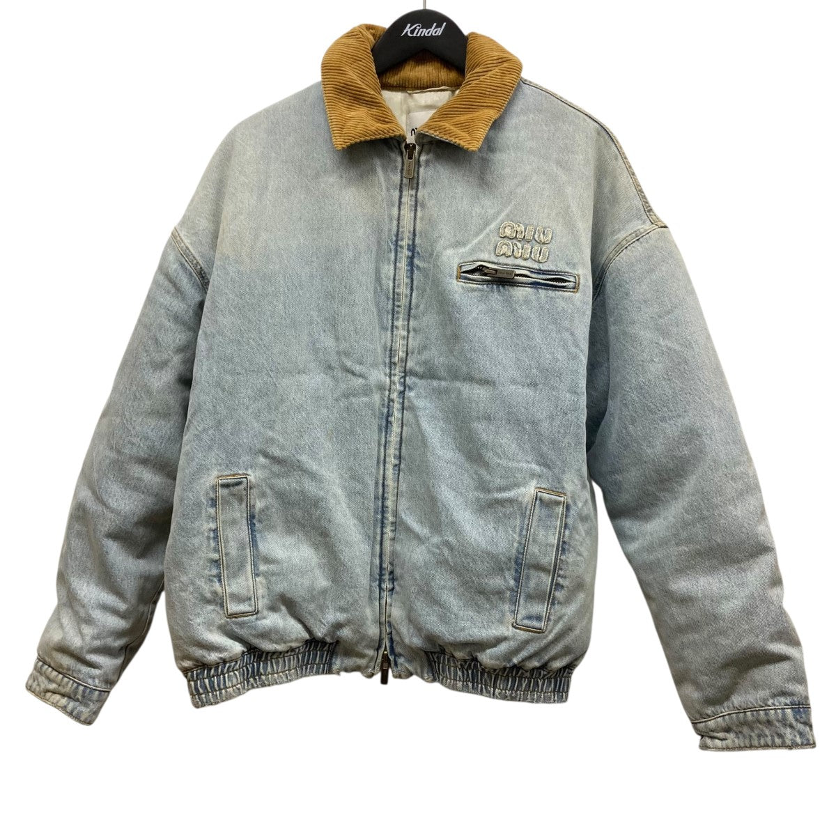 MIU MIU(ミュウミュウ) 中綿デニムジャケットGWB221 S000 GWB221