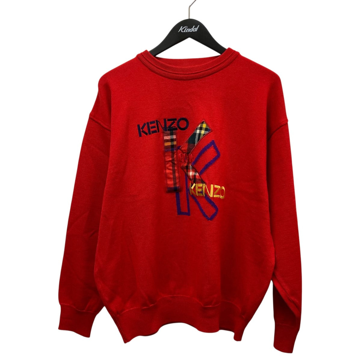 KENZO GOLF(ケンゾーゴルフ) ロゴニット レッド サイズ 4｜【公式