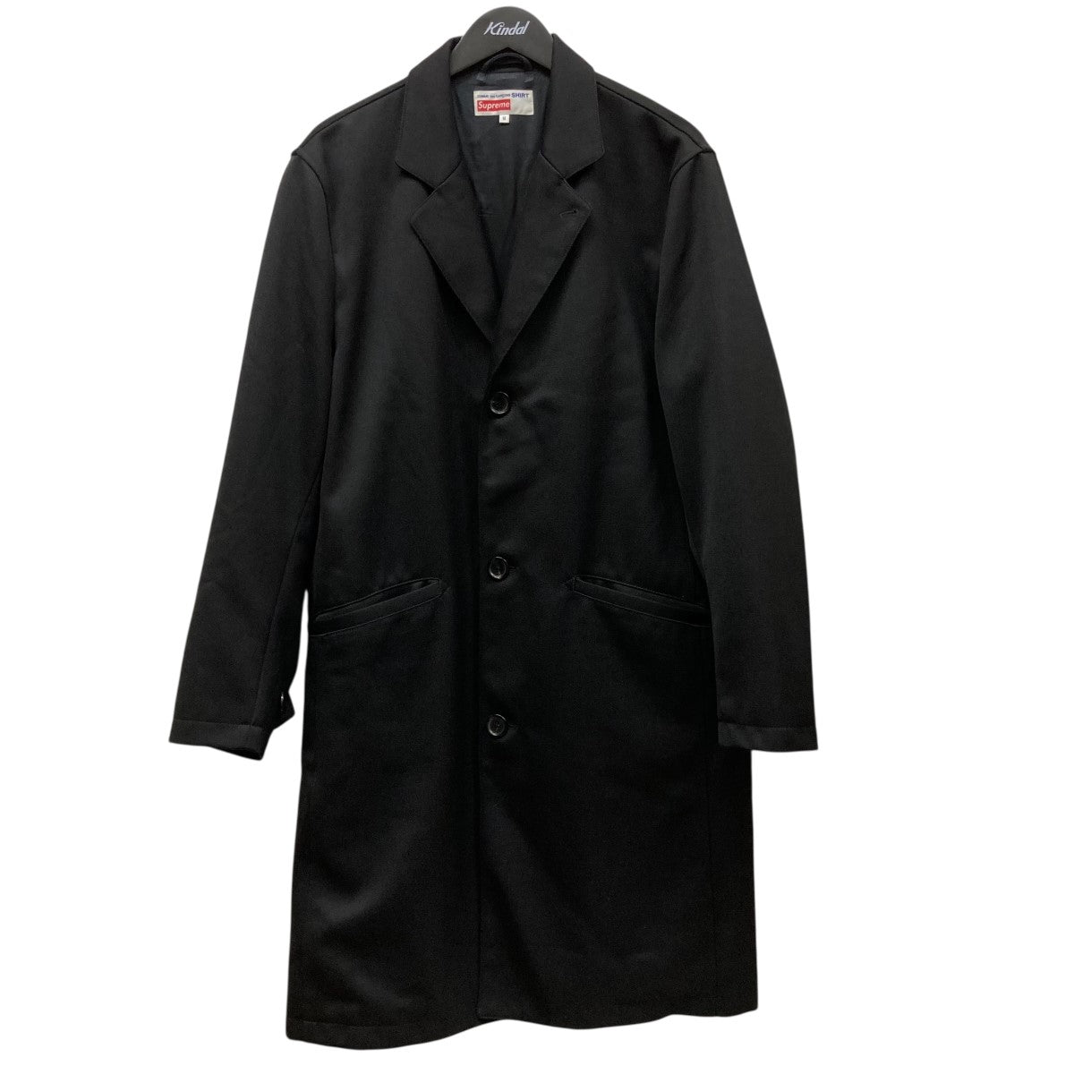COMME des GARCONS SHIRT×Supreme 18AWWool Blend Overcoatチェスター 