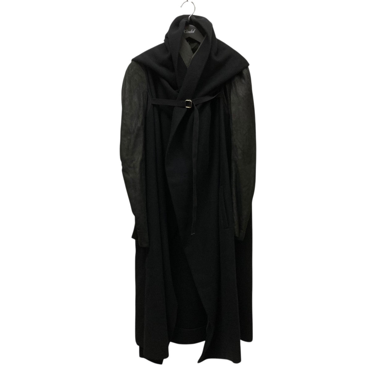 RICK OWENS(リックオウエンス) レザー切り替えフーデッドコートRP 2903