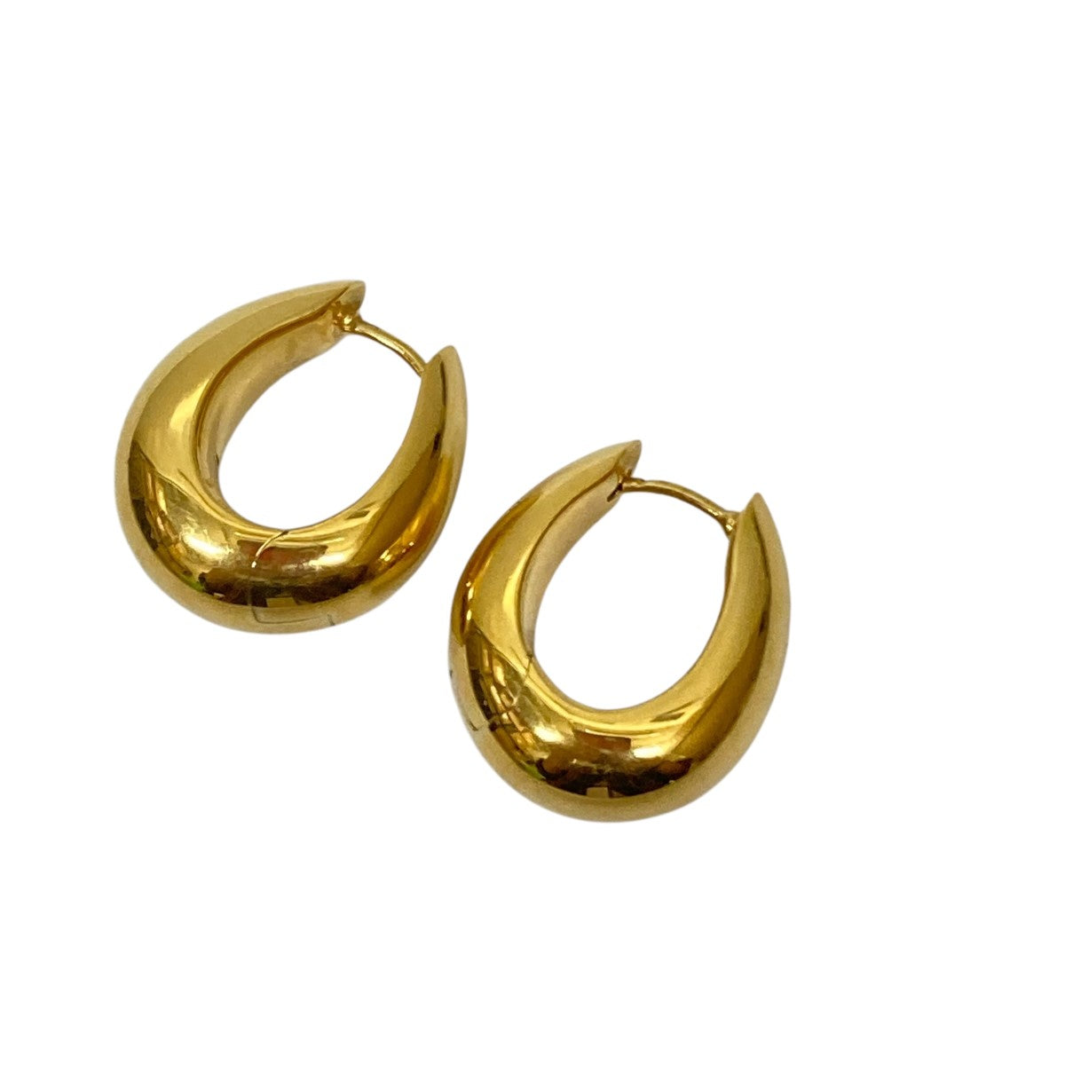 TOM WOOD(トムウッド) Ice Hoop Mediumフープピアス ゴールド サイズ