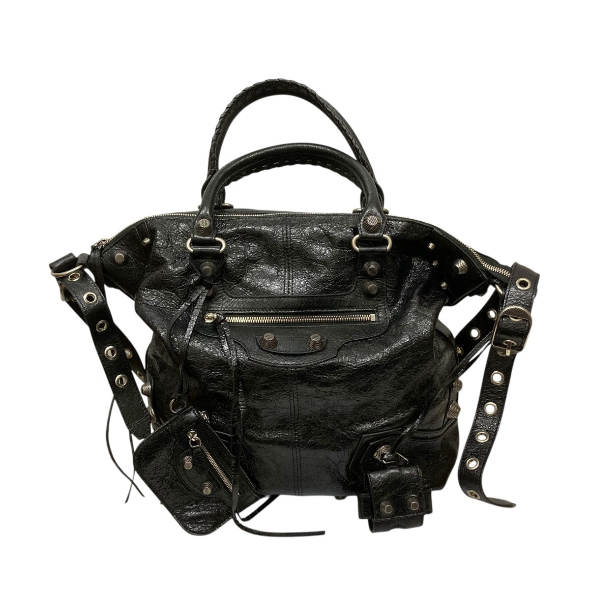 バッグ BALENCIAGA LE CAGOLE XS 2WAY BAG BLACK BALENCIAGA(バレンシアガ) Le Cagoleルカゴール2WAYショルダーバッグ