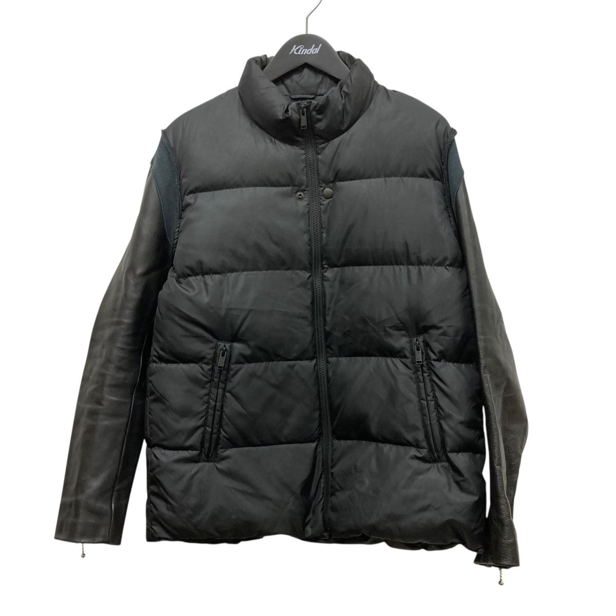 UNDERCOVER(アンダーカバー) 17AWレザー切り替えダウンジャケット