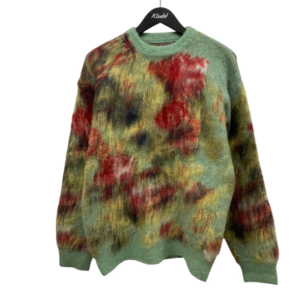 25AWWILTED FLOWER MOHAIR JACQUARD KNIT TOPフラワーモヘアジャガードニット0125201810749