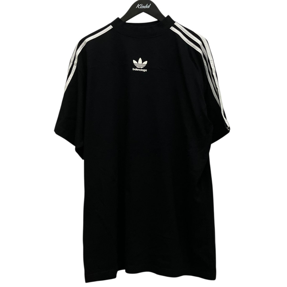 BALENCIAGA×adidas オーバーサイズロゴTシャツ739101 739101 ブラック
