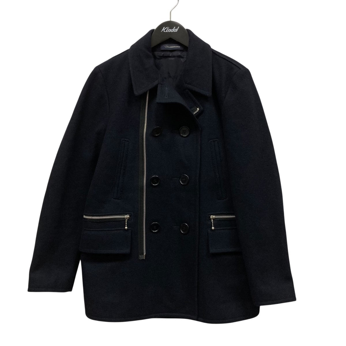 JohnUNDERCOVER ジョンアンダーカバー ライダース風 Pコート JohnUNDERCOVER(ジョンアンダーカバー) ダブルライダースPコート