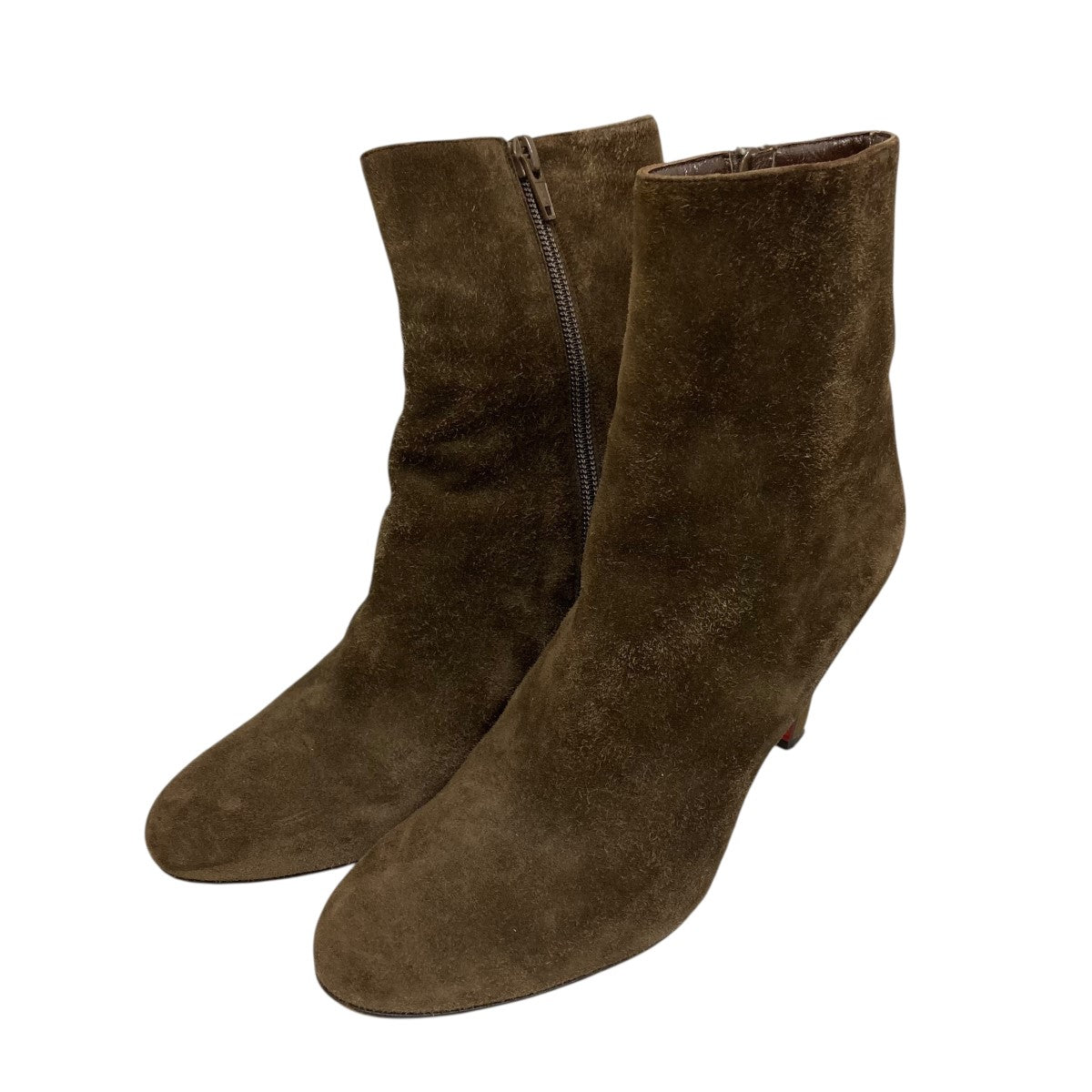 スウェードショートブーツ