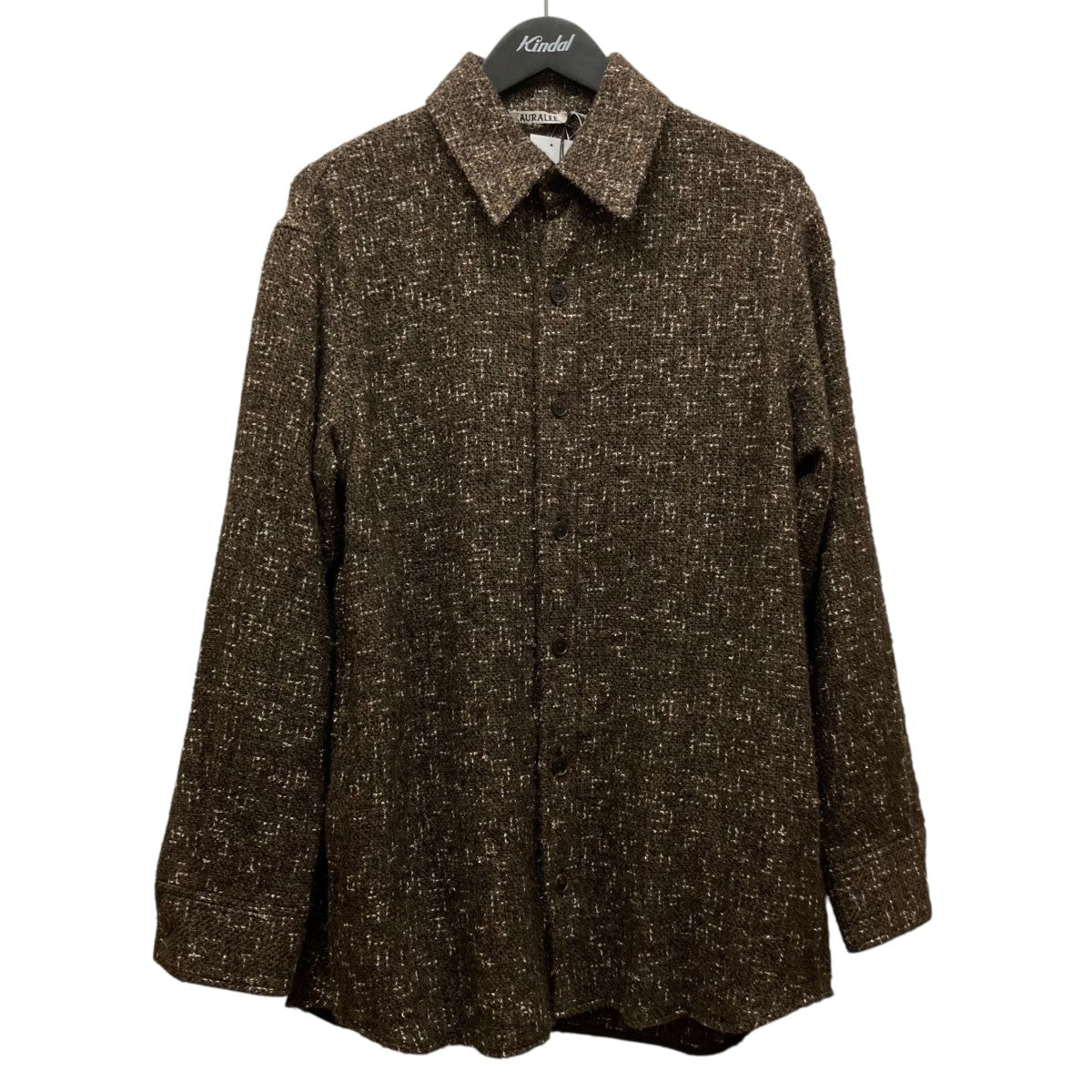 24AWツイードラメ長袖シャツA24AB03HT