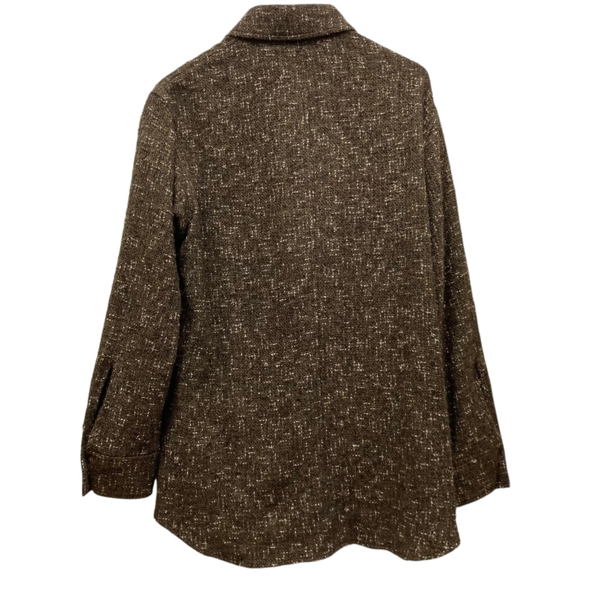 24AWツイードラメ長袖シャツA24AB03HT