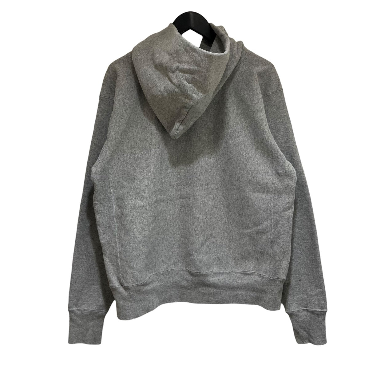 フーデッドロゴプリントパーカー