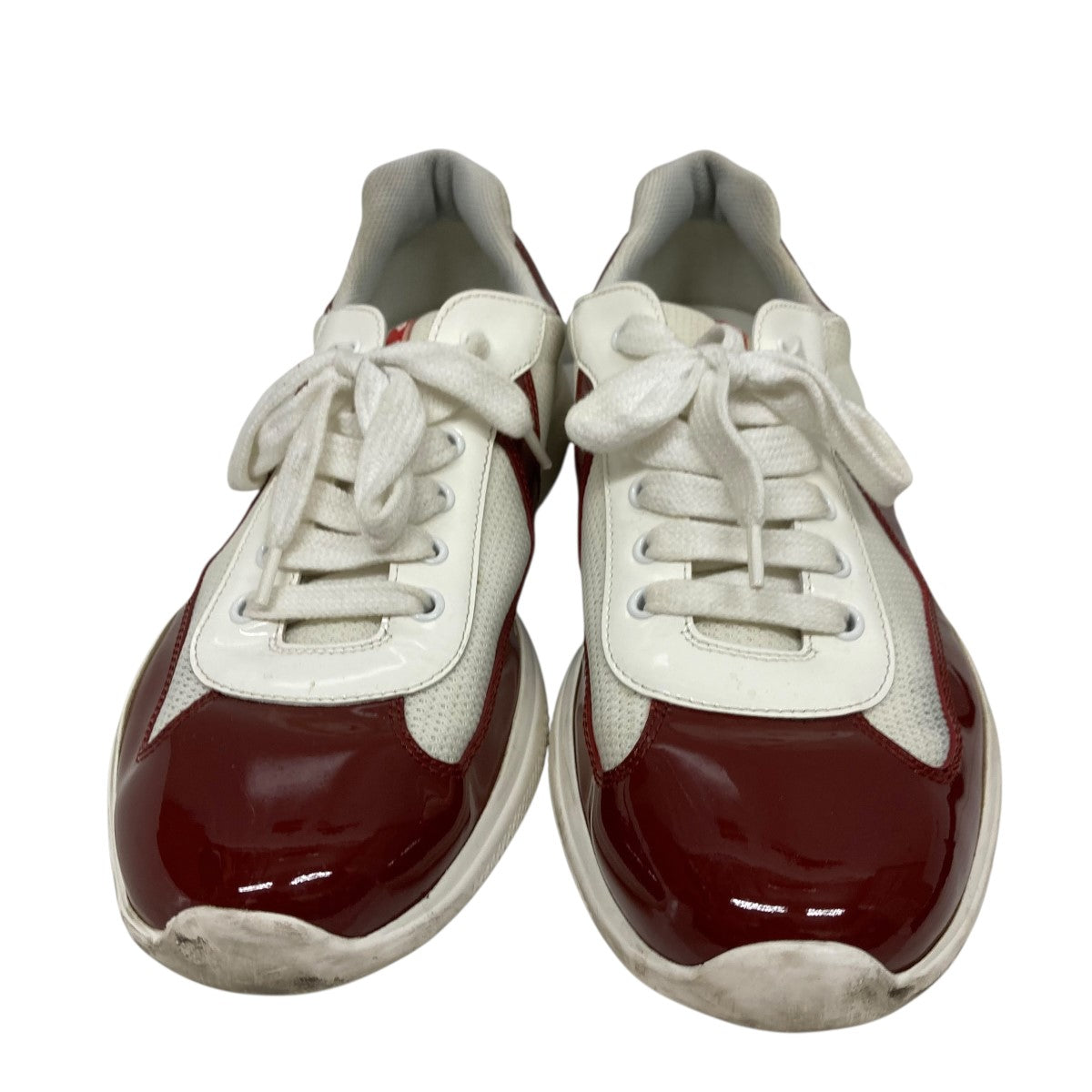 パテントレザーXテクニカルファブリック スニーカー4E3400