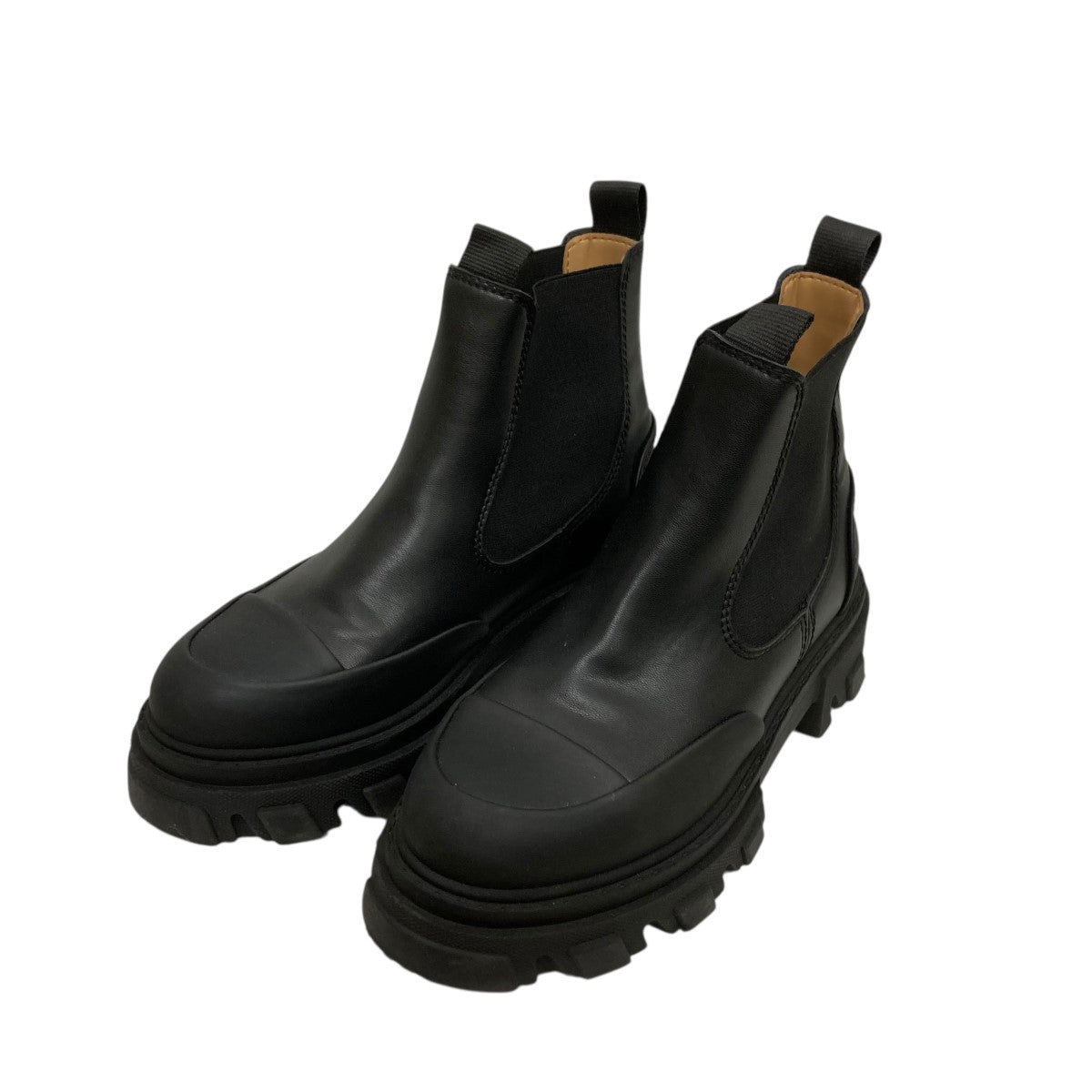 GANNI ブラック ラバーサイドゴアブーツ　SIZE 36 GANNI ブラック ラバーサイドゴアブーツSIZE 36