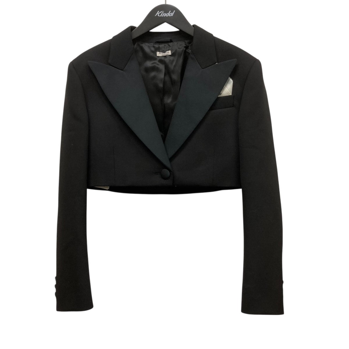 miumiu テーラードジャケット MIU MIU(ミュウミュウ) クロップドテーラードジャケットMH1639 MH1639