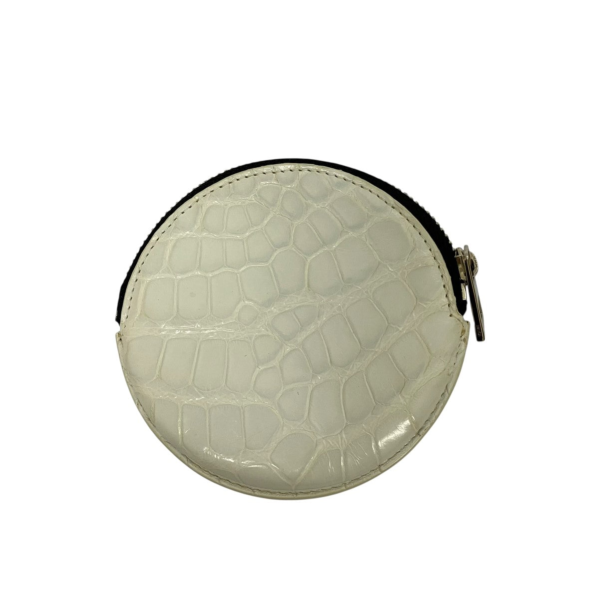 LOEWE(ロエベ) レザーラウンドコインケース 101*** ホワイト サイズ