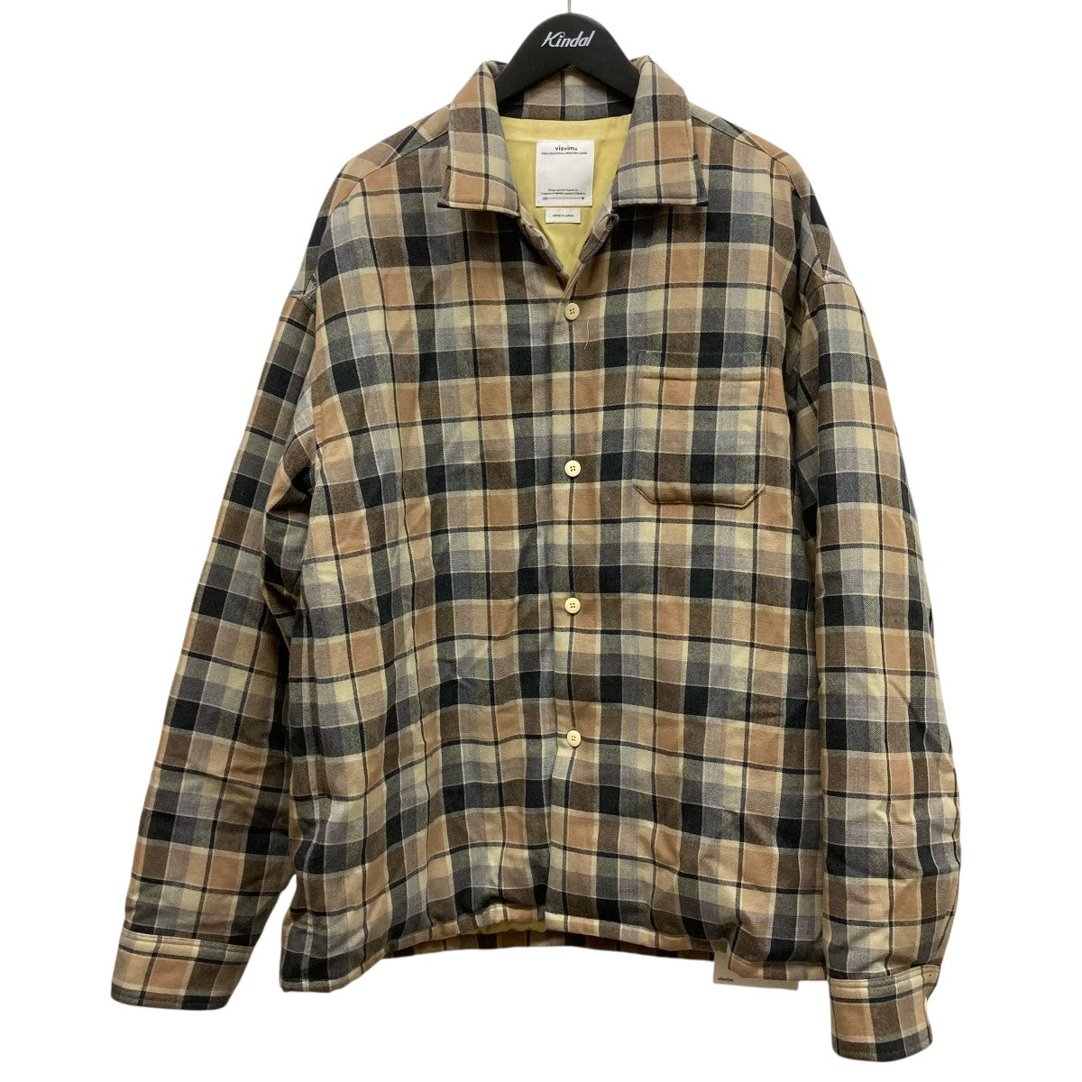 25SSKEESEY CHECK DOWN JKTチェック柄ダウンジャケット0125105013001