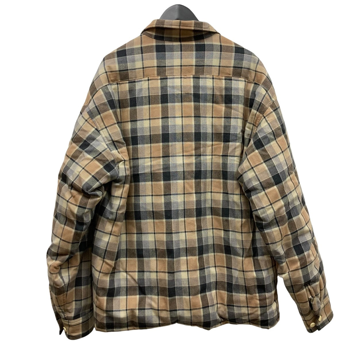 25SSKEESEY CHECK DOWN JKTチェック柄ダウンジャケット0125105013001