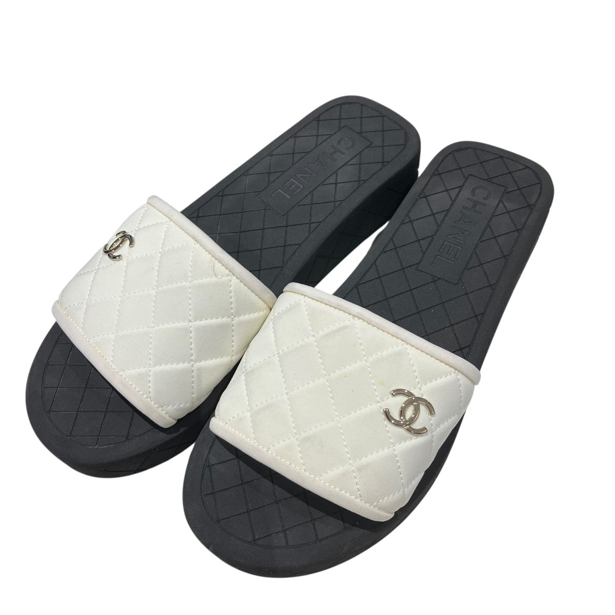 CHANEL(シャネル) フラットサンダルT G40144 T G40144 ブラック 
