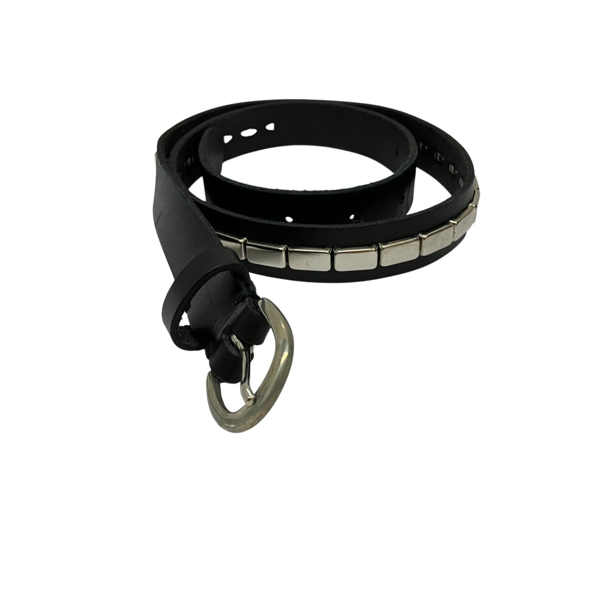 DECI×YUYA OFUJI スタッズレザーベルト ブラック サイズ S｜【公式