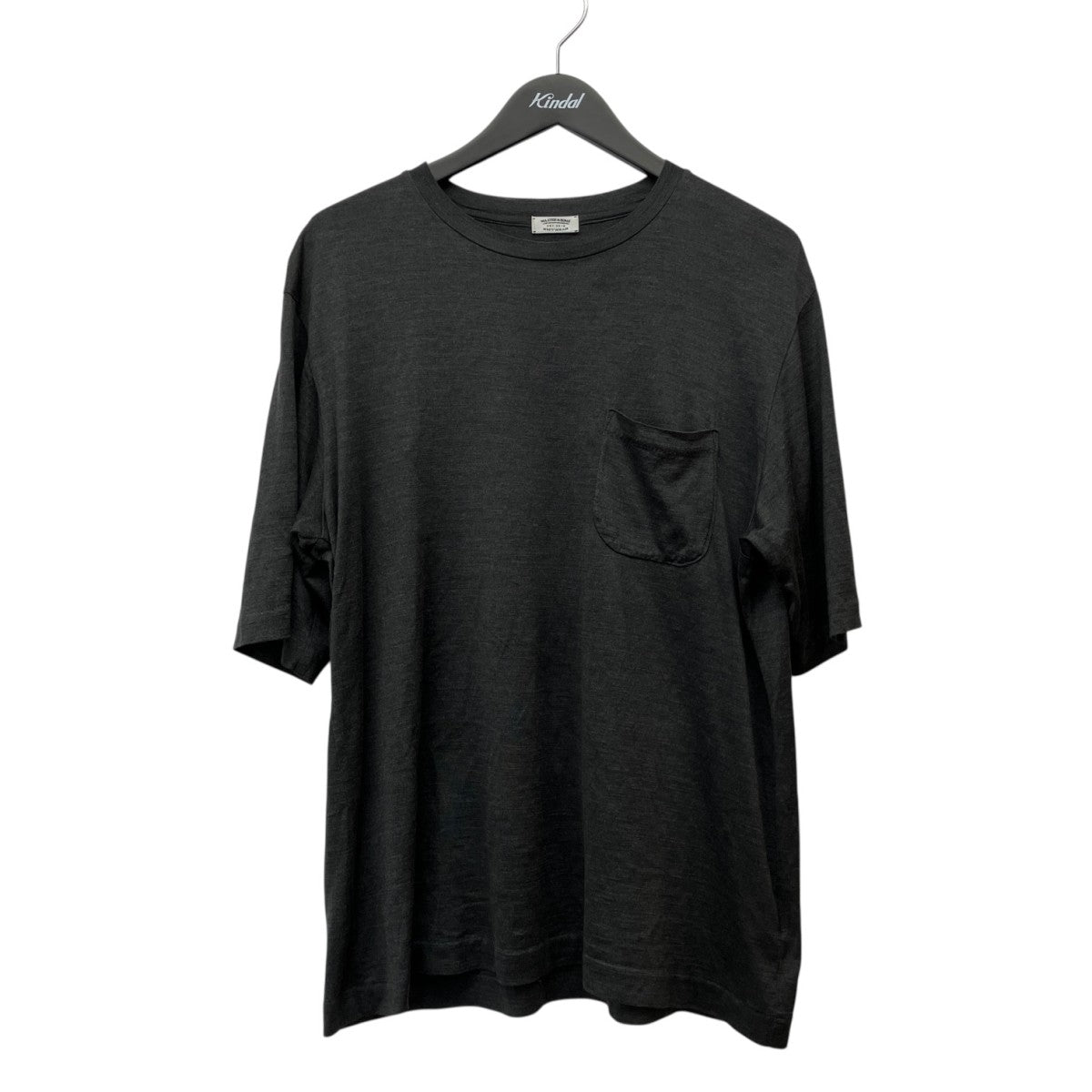 maatee&sons シルクポケットTシャツ 4 タグ付き チャコールグレー MAATEE＆SONS(マーティーアンドサンズ) シルクポケットTシャツMT4103