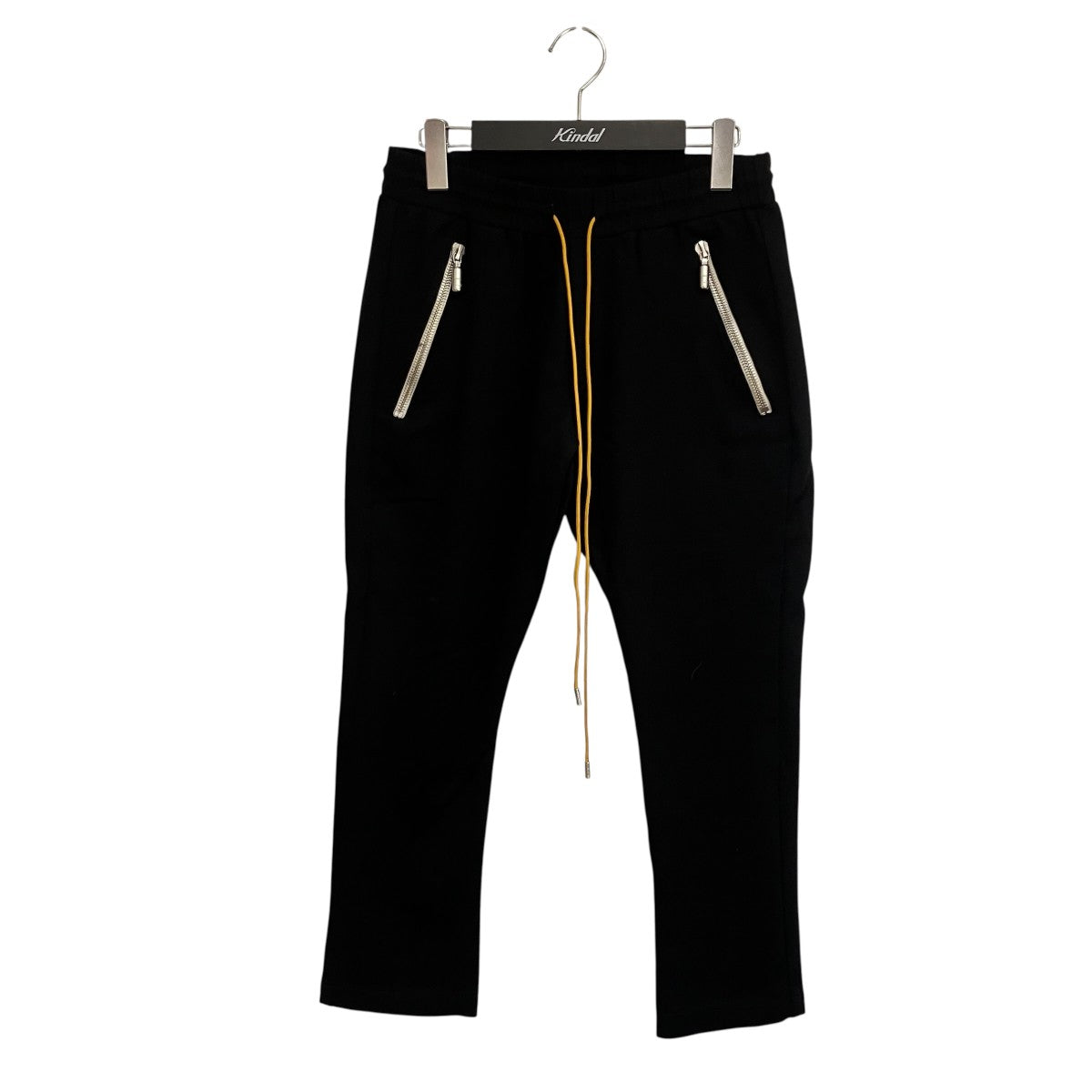 RHUDE ルード ライン クロップド トラックパンツ RHUDE(ルード) ジップデザイントラックパンツ ブラック サイズ S