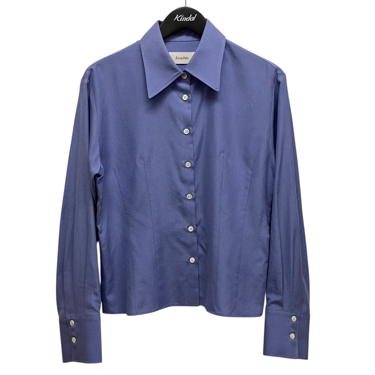 Ernie Palo アーニーパロ 25SS 日本製 Silk Linen Shirt シルクリネンシャツ EP09SH03 48 NAVY 長袖 定価44,000円 トップス【新古品】【中古】【Ernie Palo】 Ernie Palo アーニーパロ 25SS 日本製 Silk Linen Shirt シルクリネン