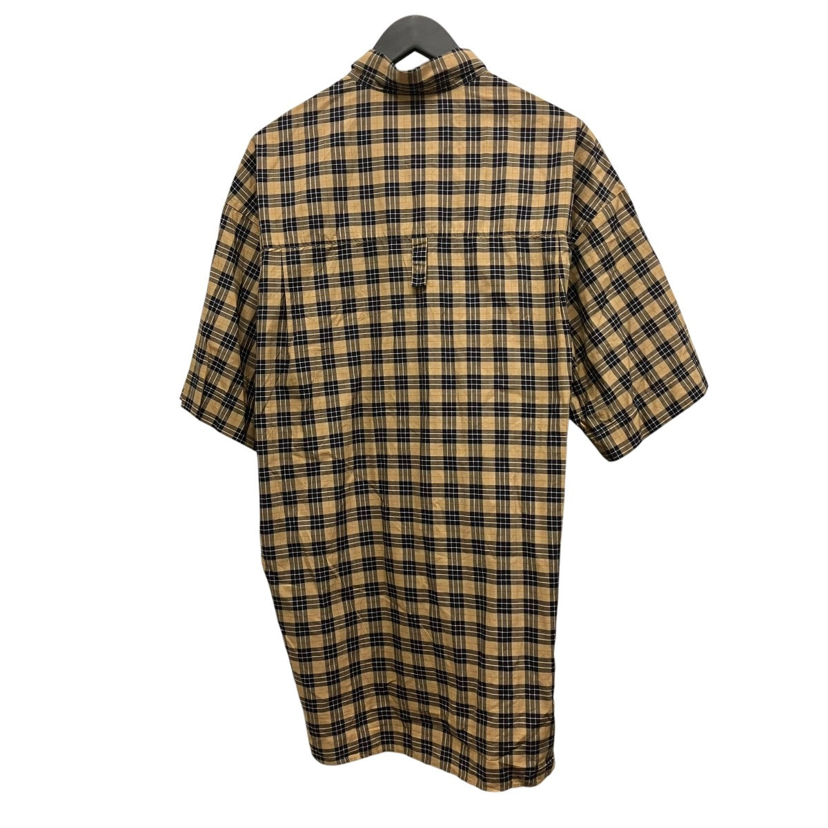 22SSNICHOLSON 20MADRAS CHECK COTTON OVERSIZED SHIRTチェックシャツ51-10-821012