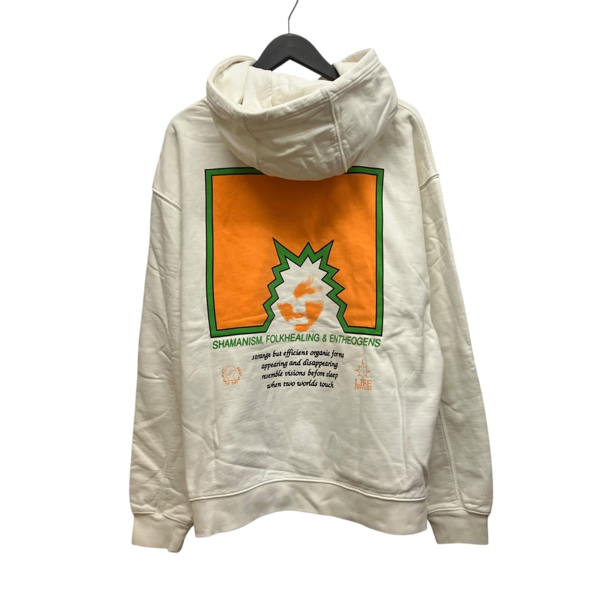 BRAIN DEAD(ブレインデッド) FOLK HEALING L S Hoodieプリントプル