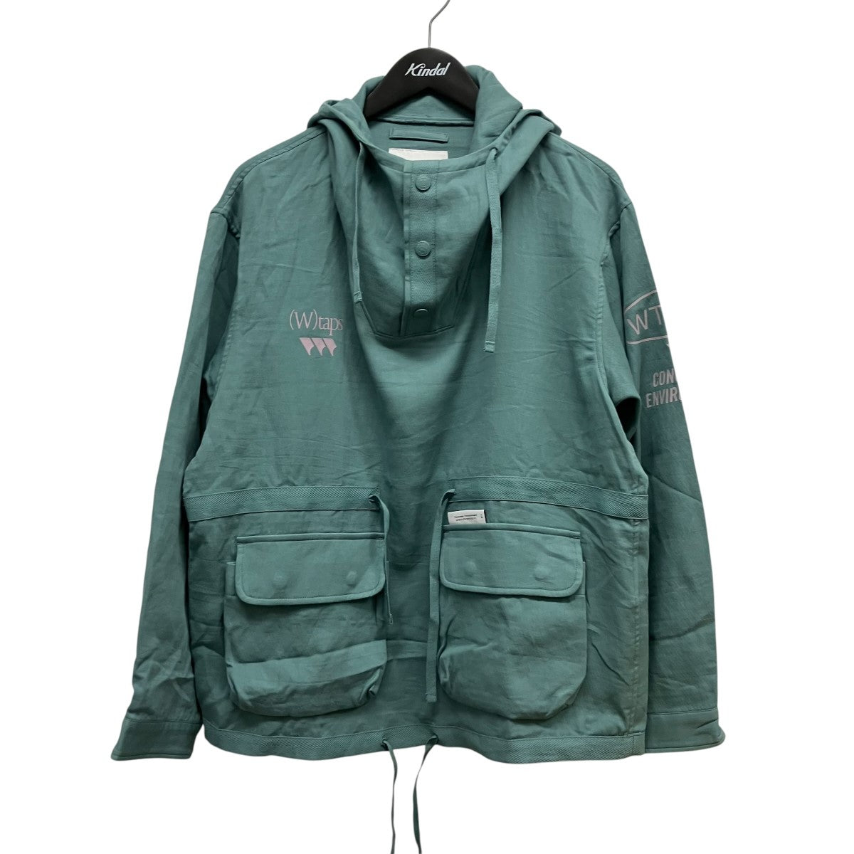 26SSCHAMBER LS COTTON. TWILLプルオーバーフーデットシャツ261CWDT-SHM04