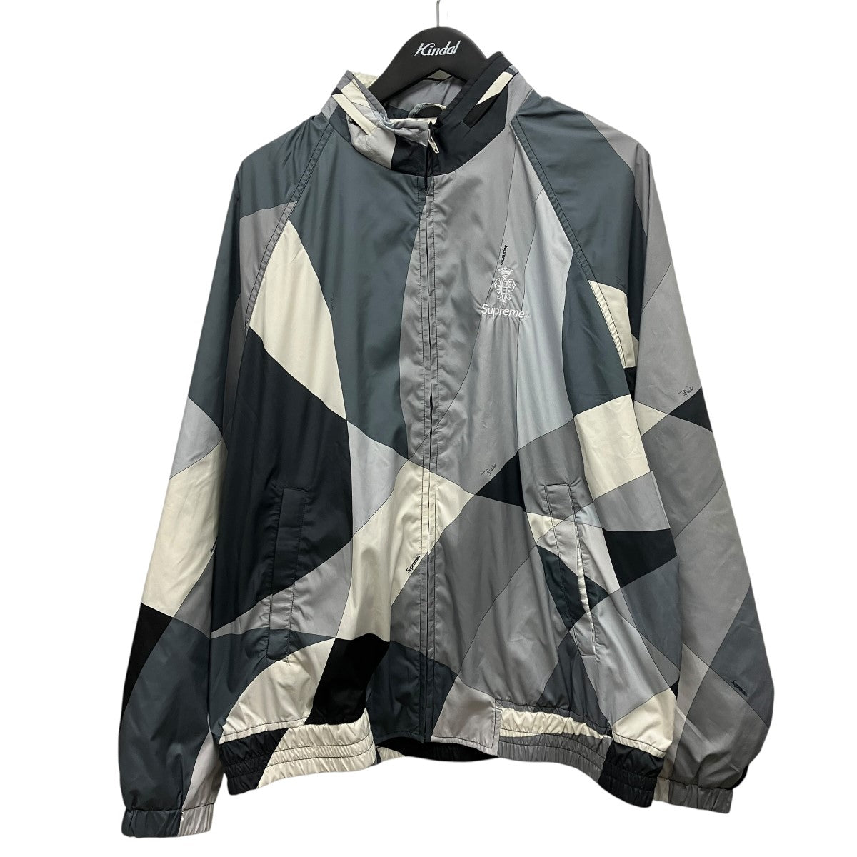 Sport Jacket Blackプッチ柄ナイロンジャケット