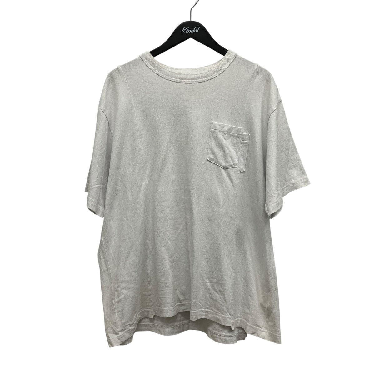 sacai ブルーグレー系03628M 半袖Tシャツ sacai(サカイ) 25SSCotton Jersey T-ShirtポケットTシャツ25-03628M 25