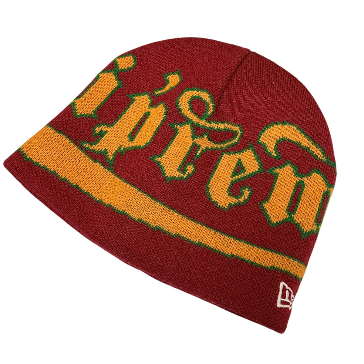 Supreme×New Era 24AWAccent Beanieニットキャップ 古着・中古-1枚目のアイテム画像