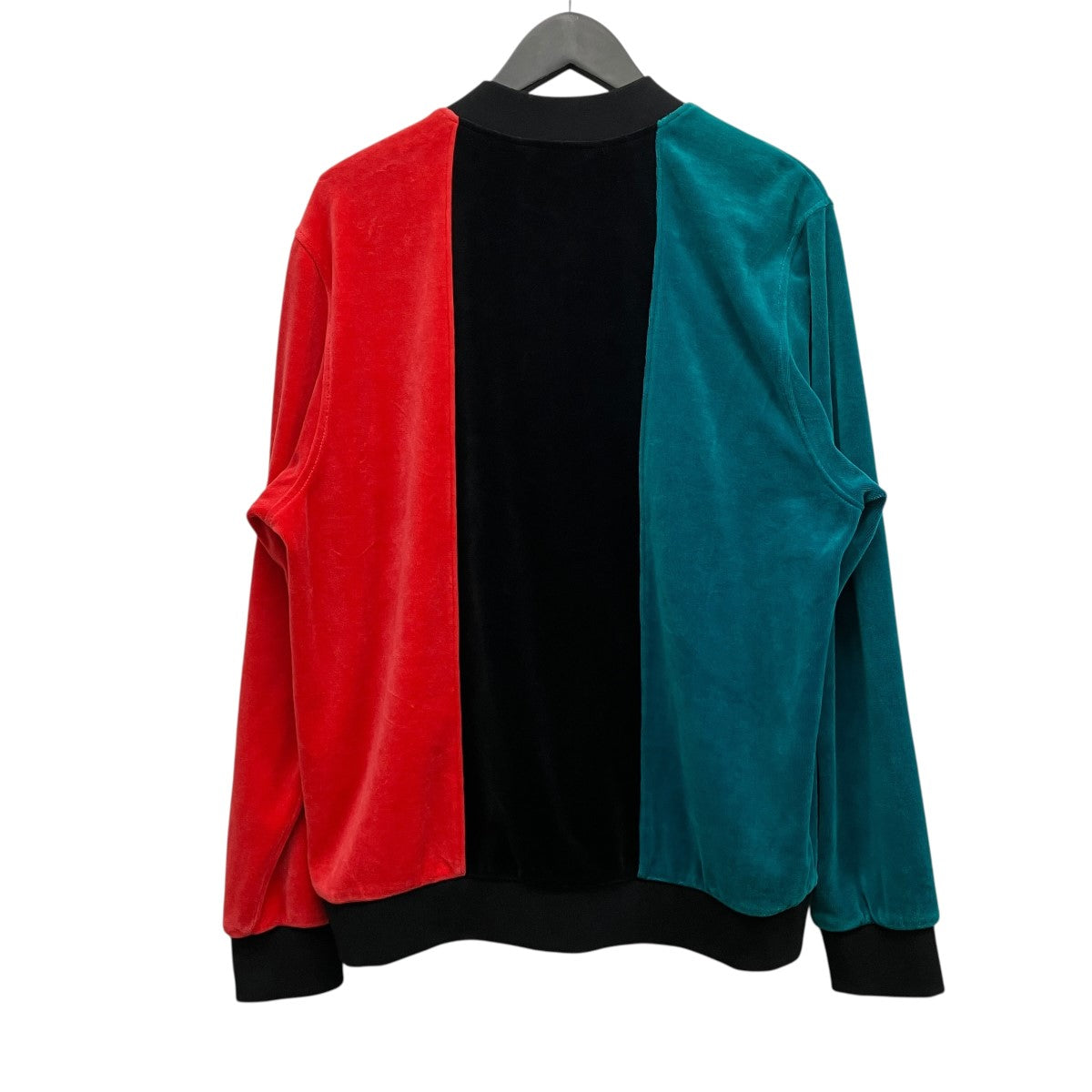18SSVelour Zip Up Jacketバイカラーベロアトラックジャケット