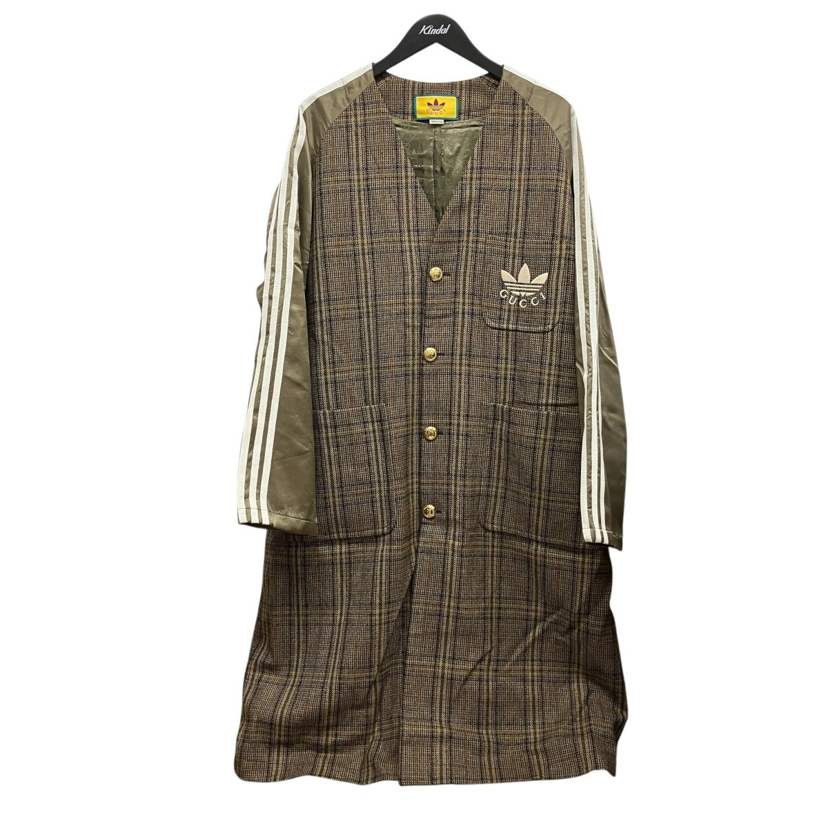 y*i様 GUCCI ウール チェスターコート GUCCI×adidas ウールチェスターコート710398 710398 ベージュ サイズ