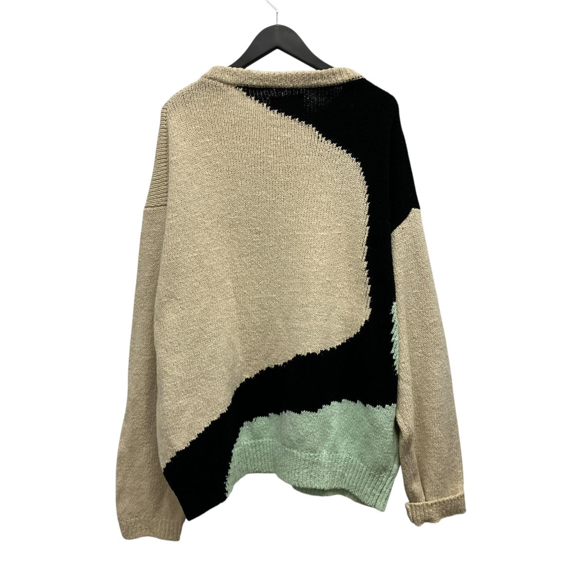 INTARSIA COTTON SWEATER総柄クルーネックニットYK23SS0491S