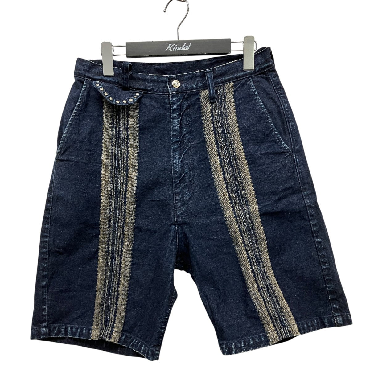 yagasuri jacquard denim shortsハーフデニムパンツK2403SP067