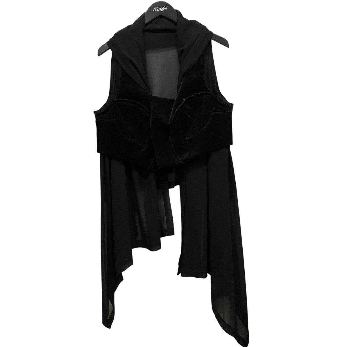 COMME des GARCONS(コムデギャルソン) 19AWベロアドッキングシースルー